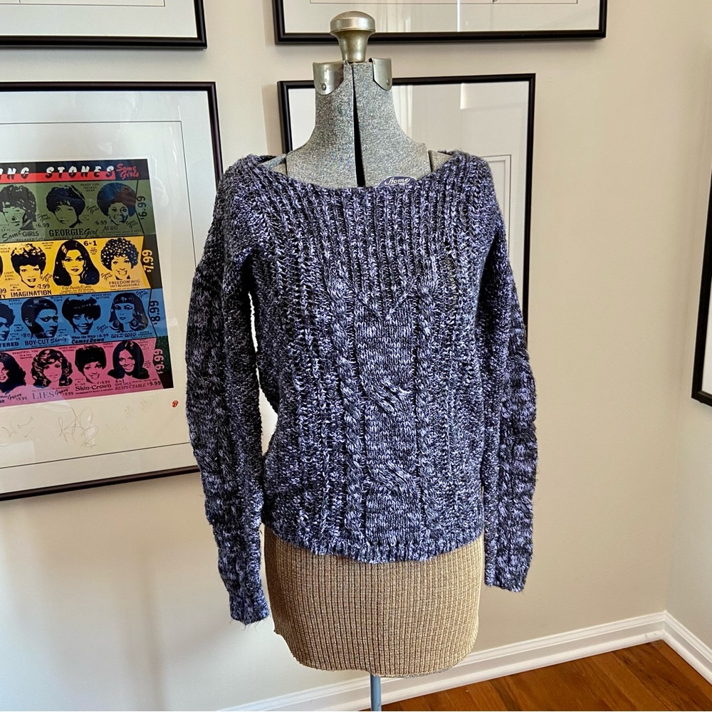 Purple Knit Sweater Size S